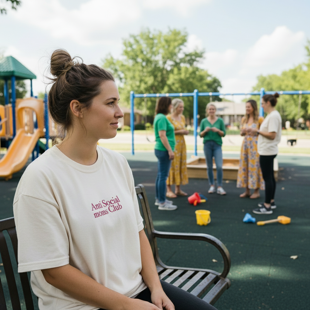 Oversized T-Shirt 'AntiSocial